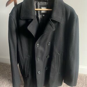 GAP Men's Classic Black Peacoat